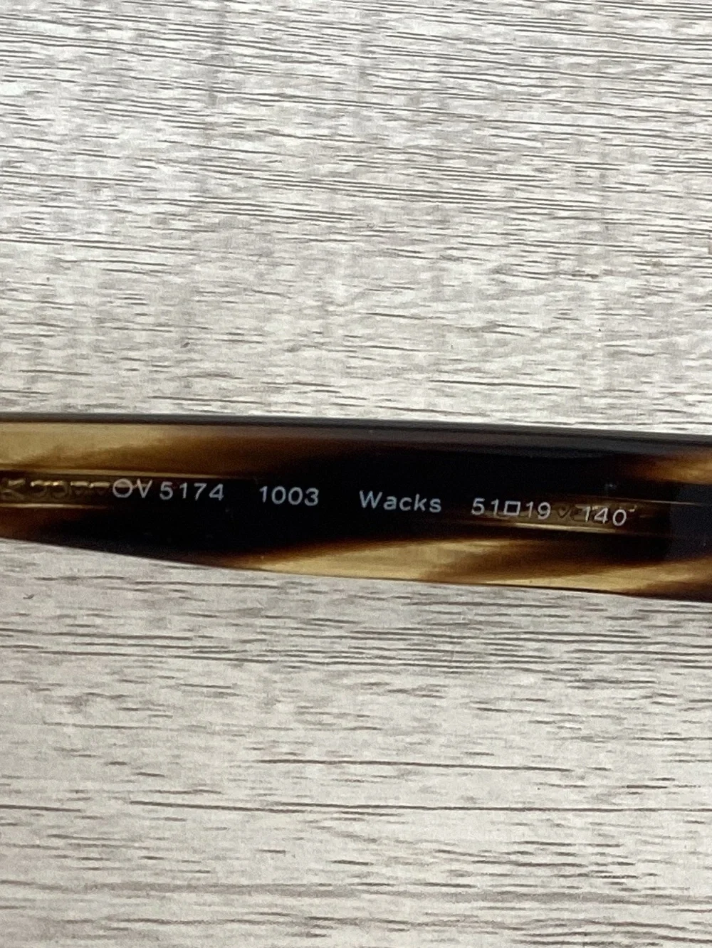 Oliver Peoples Wacks Brown Tortoise Shell Glasses Frames
